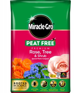 MIRACLE GRO PEAT FREE ROSE TREE SHRUB COMPOST